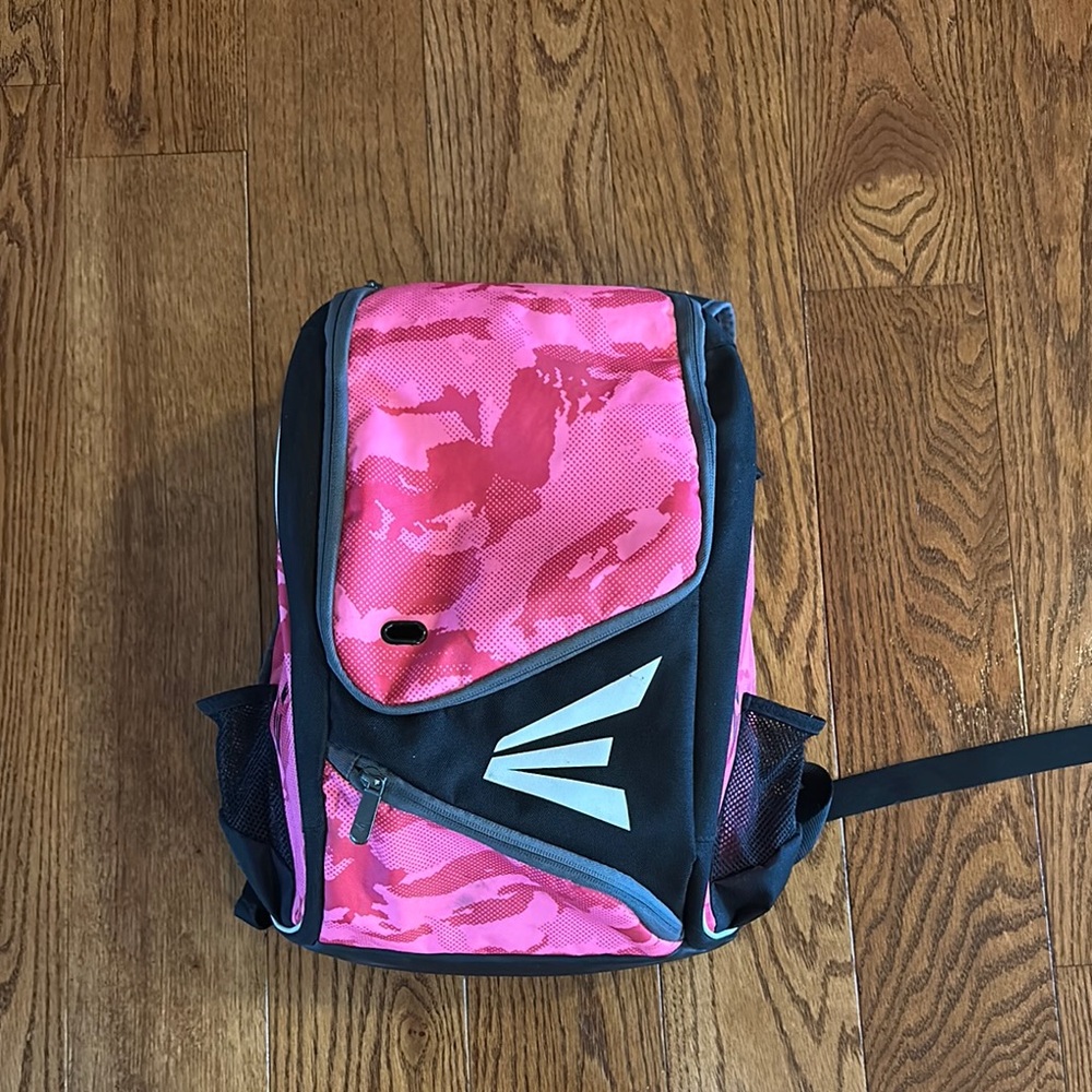 Easton Pink and Black Camo softball bag